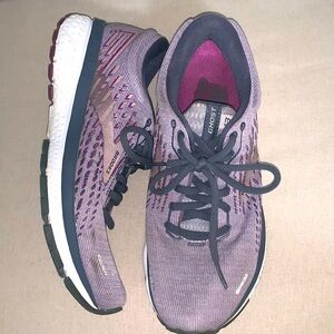 Brooks Ghost 13 Women's Running Shoes Purple & gray size 7